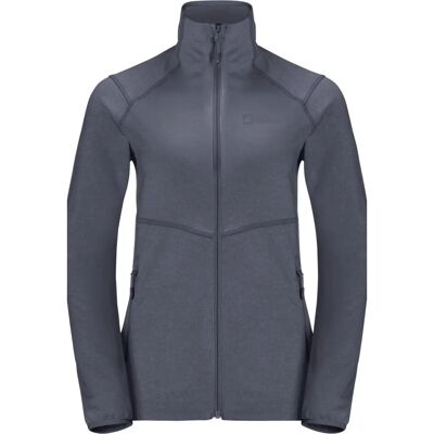 JACK WOLFSKIN FORTBERG FZ W - Breathable, Melange fleece jacket for women JACK WOLFSKIN FORTBERG FZ W - Breathable, Melange fleece jacket for women