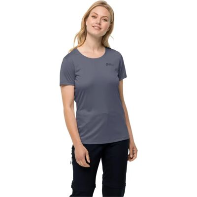 Jack Wolfskin Dames Tech T-Shirt - Medium Dolphin - T-Shirt Jack Wolfskin Dames Tech T-Shirt - Medium Dolphin - T-Shirt