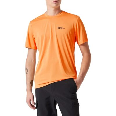 Jack Wolfskin orange hiking S/S T-shirt - Sportkläder Jack Wolfskin orange hiking S/S T-shirt - Sportkläder