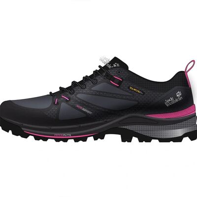 Jack Wolfskin Force Striker Texapore Low W - Różowy - Buty trekkingowe Jack Wolfskin Force Striker Texapore Low W - Różowy - Buty trekkingowe