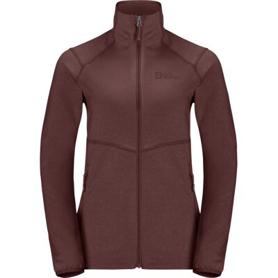 Jack Wolfskin - FORTBERG FZ W - Brun - XS - Fleece Jacket Jack Wolfskin - FORTBERG FZ W - Brun - XS - Fleece Jacket
