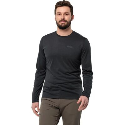 Jack Wolfskin Sky Thermal Long Sleeve - Lightweight, Breathable, Odor-Resistant - Sportswear Jack Wolfskin Sky Thermal Long Sleeve - Lightweight, Breathable, Odor-Resistant - Sportswear