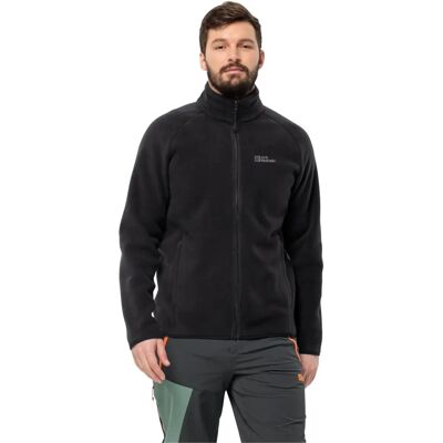 JACK WOLFSKIN WALDSTEIG FZ M Schwarze Fleecejacke - Fleecejacke JACK WOLFSKIN WALDSTEIG FZ M Schwarze Fleecejacke - Fleecejacke