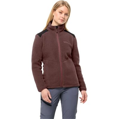 Jack Wolfskin Kammweg Pile Fleece Jacket - Maroon Jack Wolfskin Kammweg Pile Fleece Jacket - Maroon