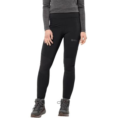 Jack Wolfskin KAMMWEG TIGHTS W - Trekkingbyxa - svart Jack Wolfskin KAMMWEG TIGHTS W - Trekkingbyxa - svart