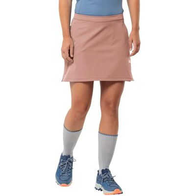 JACK WOLFSKIN HIKING ALPINE SKORT W - rose dawn - skirt shorts hybrid JACK WOLFSKIN HIKING ALPINE SKORT W - rose dawn - skirt shorts hybrid