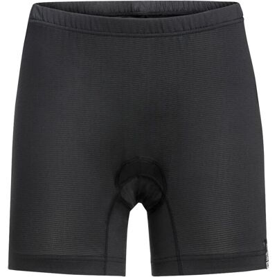 JACK WOLFSKIN Gravex gepolsterte Boxershorts - schwarz - XL JACK WOLFSKIN Gravex gepolsterte Boxershorts - schwarz - XL