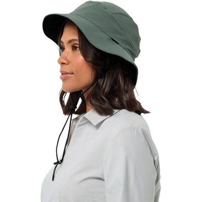 Solhatt Jack Wolfskin WINGBOW HAT W - Grön - S Solhatt Jack Wolfskin WINGBOW HAT W - Grön - S