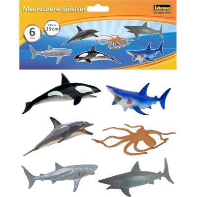 Idena P09810B/06B Meerestiere Figuren-Set - Lernspielzeug Idena P09810B/06B Meerestiere Figuren-Set - Lernspielzeug