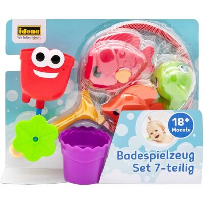 Idena Badespielzeug-Set - 7-teilig, Mehrfarbig Idena Badespielzeug-Set - 7-teilig, Mehrfarbig