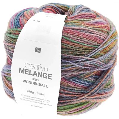 Rico Design - Wonderball Aran - 200g - Laine/Synthétique - Fil - Publicité Rico Design - Wonderball Aran - 200g - Laine/Synthétique - Fil - Publicité