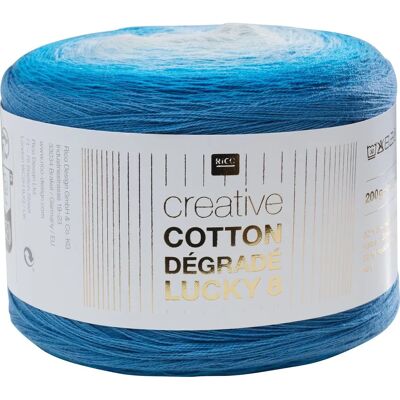 Rico Design - Creative Cotton Dégradé Lucky 8 - 200 g - Wolle Rico Design - Creative Cotton Dégradé Lucky 8 - 200 g - Wolle