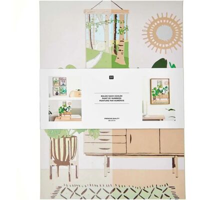 Rico Design Urban Jungle Malen nach Zahlen Set 26x37cm Rico Design Urban Jungle Malen nach Zahlen Set 26x37cm