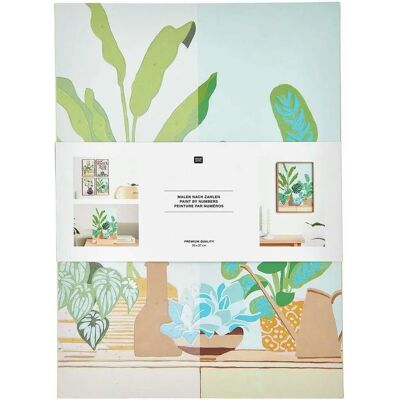 Rico Design GmbH & Co.KG Malen Nach Zahlen Set Pflanzen - Malen nach Zahlen Rico Design GmbH & Co.KG Malen Nach Zahlen Set Pflanzen - Malen nach Zahlen