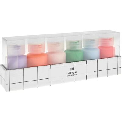 Rico Design Künstler- & Bastelfarbe Acrylini Set Fashion Col.6x22ml Rico Design Künstler- & Bastelfarbe Acrylini Set Fashion Col.6x22ml