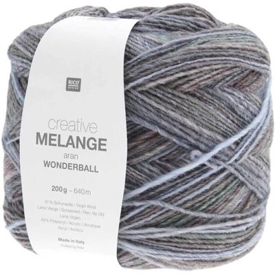 Rico Design - Creative Melange Wonderball Aran - 200g - Yarn - Publicité Rico Design - Creative Melange Wonderball Aran - 200g - Yarn - Publicité