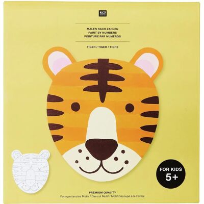 Rico Design - Malen nach Zahlen Tiger - Coloring Kit Rico Design - Malen nach Zahlen Tiger - Coloring Kit