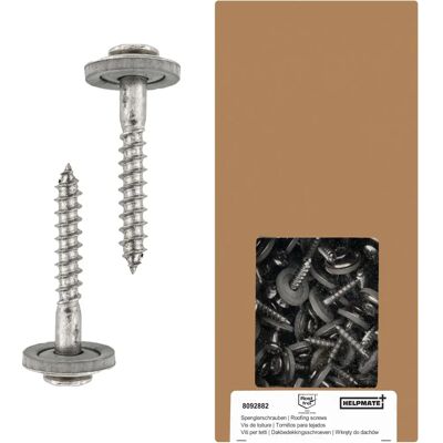 HELPMATE Stal nierdzewna śruby - 4,5x45mm - Odporne na korozję - Użytek na zewnątrz HELPMATE Stal nierdzewna śruby - 4,5x45mm - Odporne na korozję - Użytek na zewnątrz