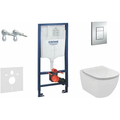 Grohe - Rapid SL - Chrome - Wandmontage - WC-Montagekit Grohe - Rapid SL - Chrome - Wandmontage - WC-Montagekit