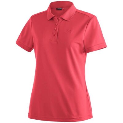 Maier Sports Ulrike Hellrot Schnelltrocknendes Funktionspolo - Shirt Maier Sports Ulrike Hellrot Schnelltrocknendes Funktionspolo - Shirt
