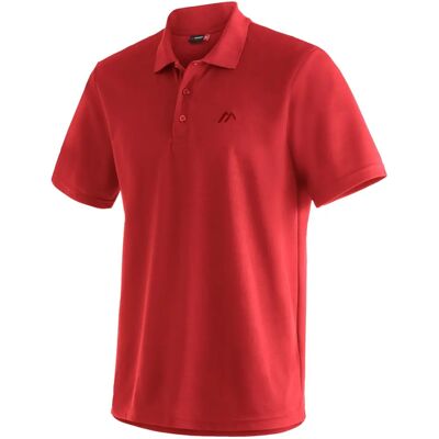 Maier Sports Ulrich Rotes Herrenpoloshirt - Freizeit & Outdoor Maier Sports Ulrich Rotes Herrenpoloshirt - Freizeit & Outdoor