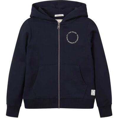 Tom Tailor Jungen Sweatshirt Jacke - Blau - Gr. 140 Tom Tailor Jungen Sweatshirt Jacke - Blau - Gr. 140