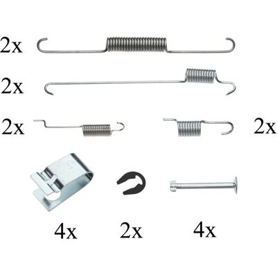 F.Becker - 2280815000 - Ø200mm - 30mm - Bremsbackensatz F.Becker - 2280815000 - Ø200mm - 30mm - Bremsbackensatz