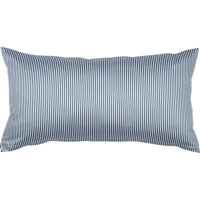 Janine Modernclassic 3912 Mako-Satin Baumwolle Blau - Kissenbezug Janine Modernclassic 3912 Mako-Satin Baumwolle Blau - Kissenbezug