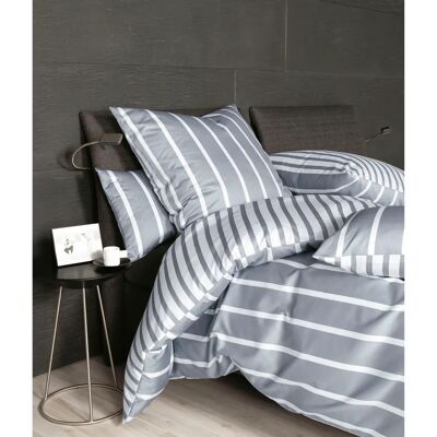 JANINE - modernclassic39028-28 - platin grau - 40x80 cm - Pillowcase JANINE - modernclassic39028-28 - platin grau - 40x80 cm - Pillowcase