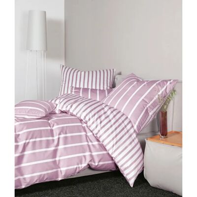 JANINE ModernClassic Satin Bettwäsche - 80x80 cm - Kreiderosé JANINE ModernClassic Satin Bettwäsche - 80x80 cm - Kreiderosé