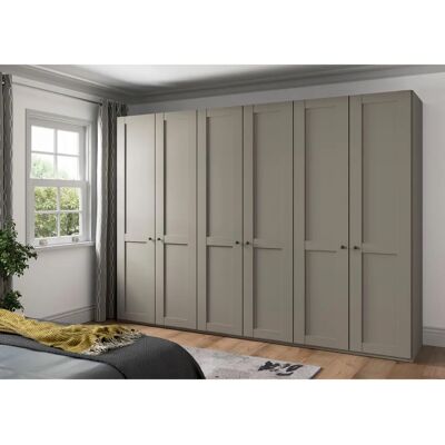 WIEMANN Göteborg Kleiderschrank - 6 Türen, Verstellbare Einlegeböden, 216cm Hoch WIEMANN Göteborg Kleiderschrank - 6 Türen, Verstellbare Einlegeböden, 216cm Hoch