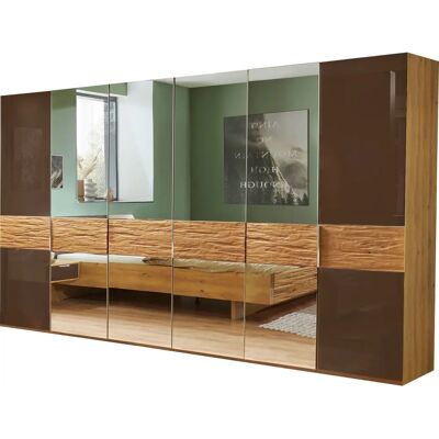 WIEMANN Cordoba Kleiderschrank - 6 Regale, Türdämpfung, Glasfronten WIEMANN Cordoba Kleiderschrank - 6 Regale, Türdämpfung, Glasfronten