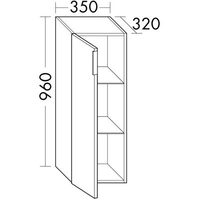 burgbad - Eqio - 960 x 350mm - Schrank burgbad - Eqio - 960 x 350mm - Schrank