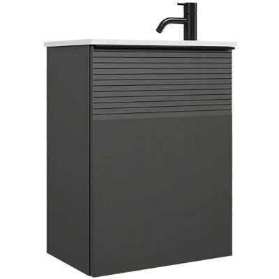 burgbad - Fiumo - 47 cm - Plissée front - Waschtisch burgbad - Fiumo - 47 cm - Plissée front - Waschtisch