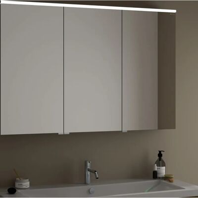 Armario Espejo Eqio - Luz LED - 3 Puertas - Eiche Armario Espejo Eqio - Luz LED - 3 Puertas - Eiche