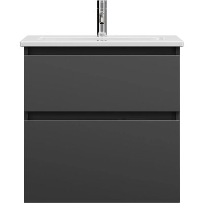 burgbad Lin20 Tiefes Keramik-Waschtisch mit Unterschrank - Waschbecken- und Unterschrank-Set burgbad Lin20 Tiefes Keramik-Waschtisch mit Unterschrank - Waschbecken- und Unterschrank-Set