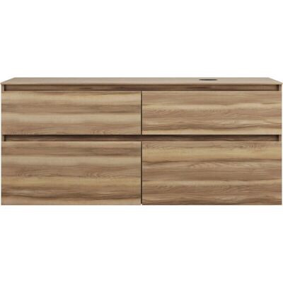 burgbad Lin20 Waschtischunterschrank - 4 Schubladen, rechts Ausschnitt - 1402x487x661mm burgbad Lin20 Waschtischunterschrank - 4 Schubladen, rechts Ausschnitt - 1402x487x661mm
