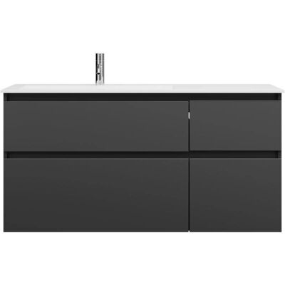 Burgbad Lin20 Mineralguss-Waschtisch Weiß Matt - Waschtischunterschrank 122cm Burgbad Lin20 Mineralguss-Waschtisch Weiß Matt - Waschtischunterschrank 122cm