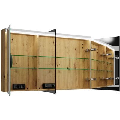 burgbad Lin20 Spiegelschrank - LED-Beleuchtung, 3 Türen, 1200x700mm burgbad Lin20 Spiegelschrank - LED-Beleuchtung, 3 Türen, 1200x700mm