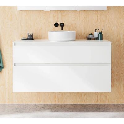Armario de lavabo Burgbad Lin20 - Blanco - 1202x552x661mm Armario de lavabo Burgbad Lin20 - Blanco - 1202x552x661mm