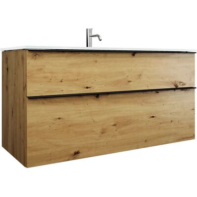 burgbad Eqio Glas-Waschtisch mit Unterschrank - 1220 mm burgbad Eqio Glas-Waschtisch mit Unterschrank - 1220 mm