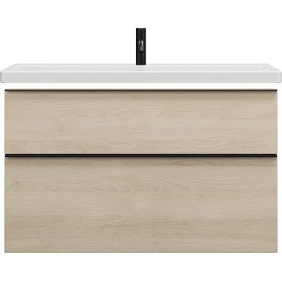 Lavabo de cerámica Burgbad Eqio con mueble LED - Lavabo y mueble de baño Lavabo de cerámica Burgbad Eqio con mueble LED - Lavabo y mueble de baño