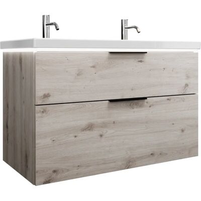 Burgbad Eqio Keramik-Waschtisch mit Unterschrank - 103 cm, LED-Licht Burgbad Eqio Keramik-Waschtisch mit Unterschrank - 103 cm, LED-Licht