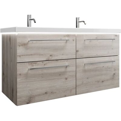 burgbad Eqio Keramik-Doppelwaschtisch - 1230 mm, LED burgbad Eqio Keramik-Doppelwaschtisch - 1230 mm, LED