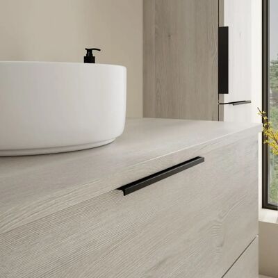 burgbad - Eqio Keramik-Aufsatzwaschtisch - 1000mm - Round center - Vanity with top burgbad - Eqio Keramik-Aufsatzwaschtisch - 1000mm - Round center - Vanity with top