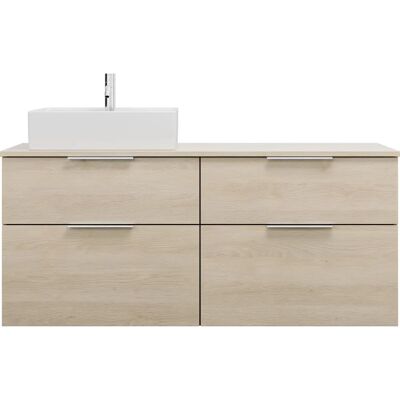 burgbad Eqio Keramik-Waschtisch - Links, 1400mm burgbad Eqio Keramik-Waschtisch - Links, 1400mm