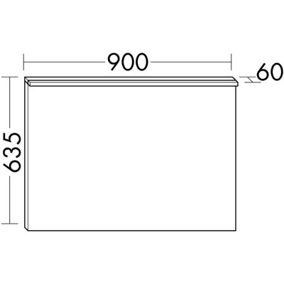 burgbad Eqio Leuchtspiegel - Horizontal LED - IP24 burgbad Eqio Leuchtspiegel - Horizontal LED - IP24