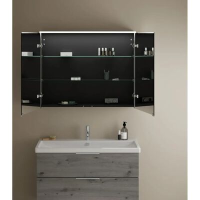 burgbad - Eqio SPGS100 - Silber Eiche - Spiegelschrank burgbad - Eqio SPGS100 - Silber Eiche - Spiegelschrank