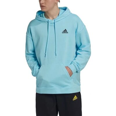 Adidas HK6467 Ljusblå Huvtröja - Huvtröja Adidas HK6467 Ljusblå Huvtröja - Huvtröja