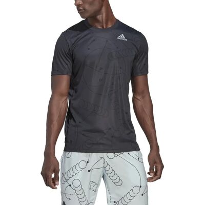 camiseta adidas Club Graphic - Estampa geométrica - Tênis camiseta adidas Club Graphic - Estampa geométrica - Tênis